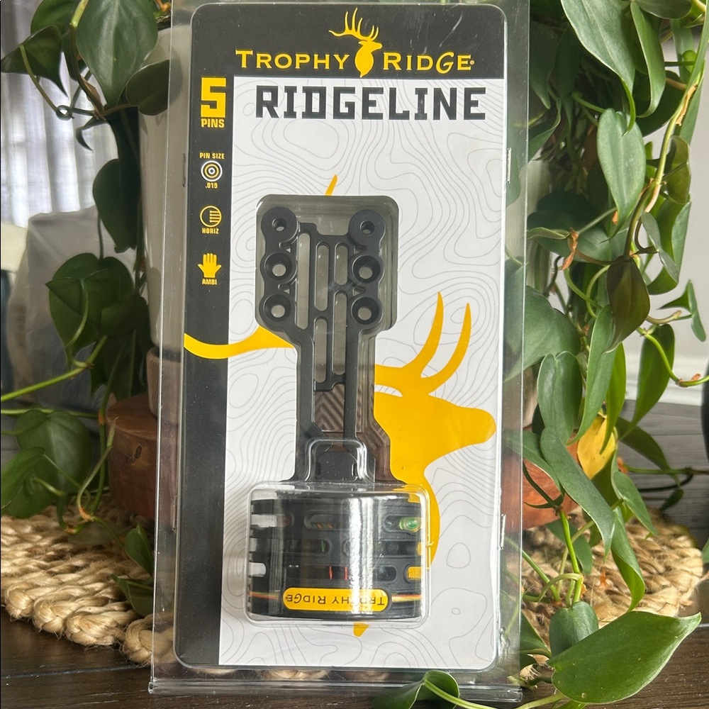 Trophy Ridge Ridgeline 5-Pin bow sight - Black/Yellow